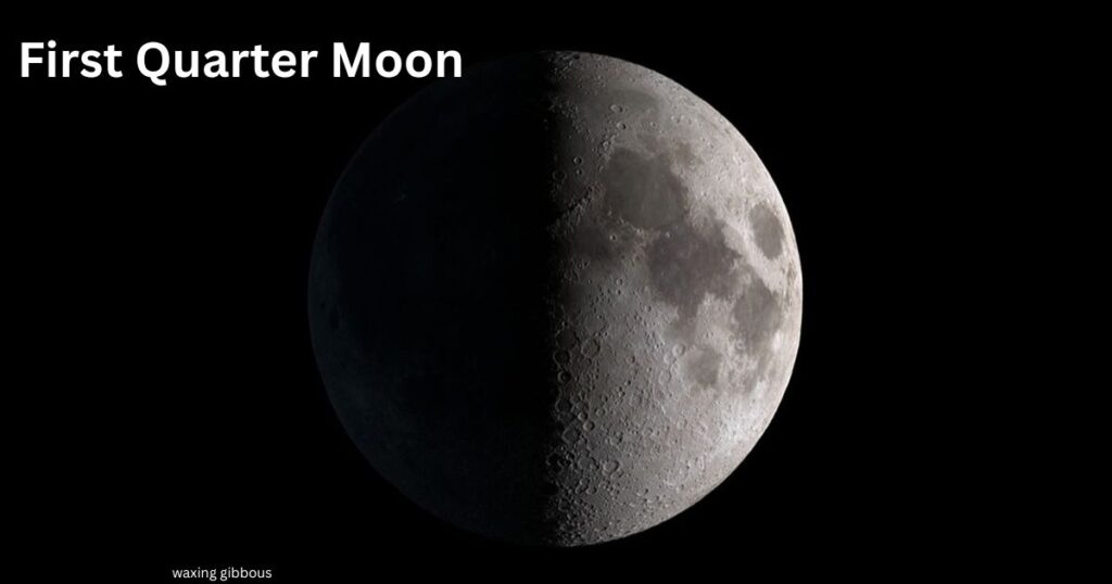 first quarter moon