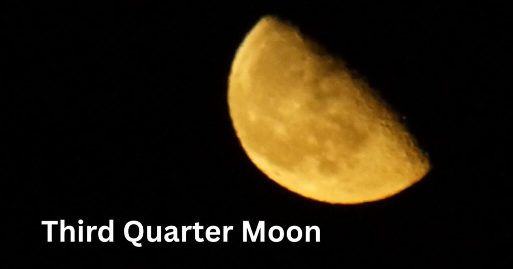 Third Quarter Moon